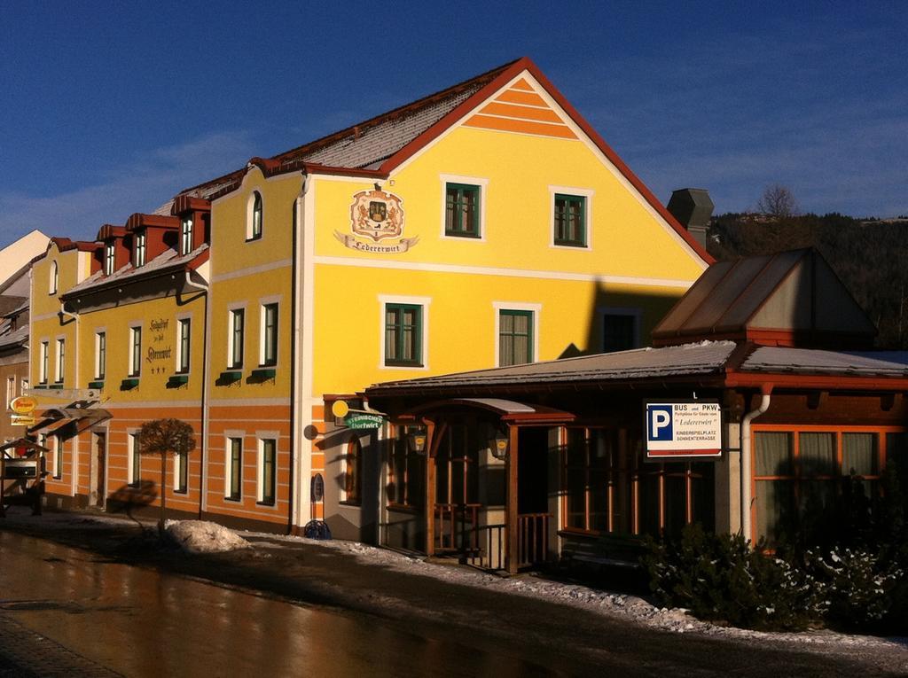 Landgasthof Post-Ledererwirt Hotel Sankt Lambrecht Exterior foto